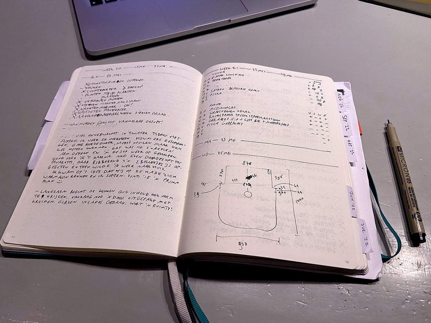 Bullet journal minimaliste - planner